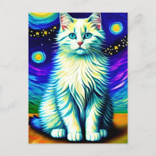 Vincent Cat Gogh-vykort Vykort