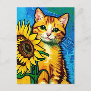 Vincent Cat Gogh-vykort Vykort