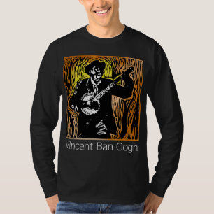 Vincent förbudGogh manar mörk T-tröja för T-shirt