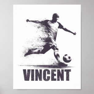 Vincent Fotboll Pojkar Personligt Förnamn Vincen Poster