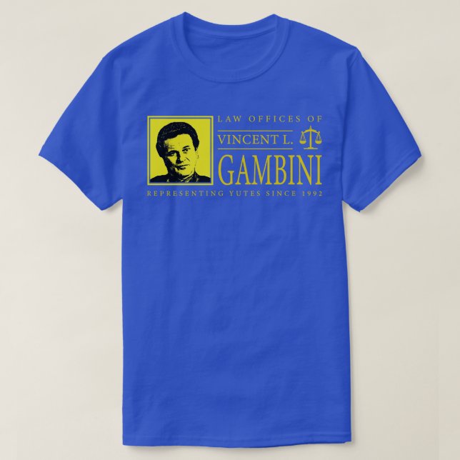 Vincent Gambinis advokatkontor T Shirt (Design framsida)