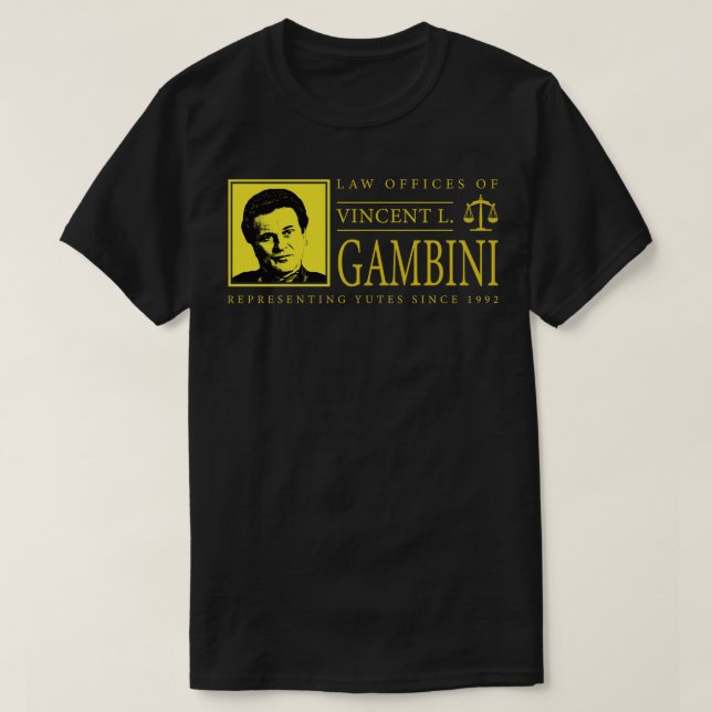Vincent Gambinis advokatkontor T Shirt (Design framsida)