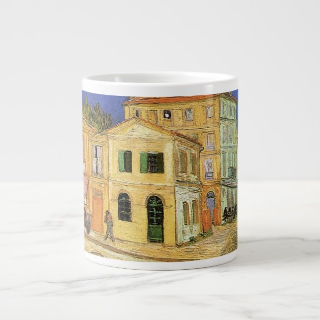 Vincent House i Arles av Vincent van Gogh Jumbo Mugg (Framsidan)