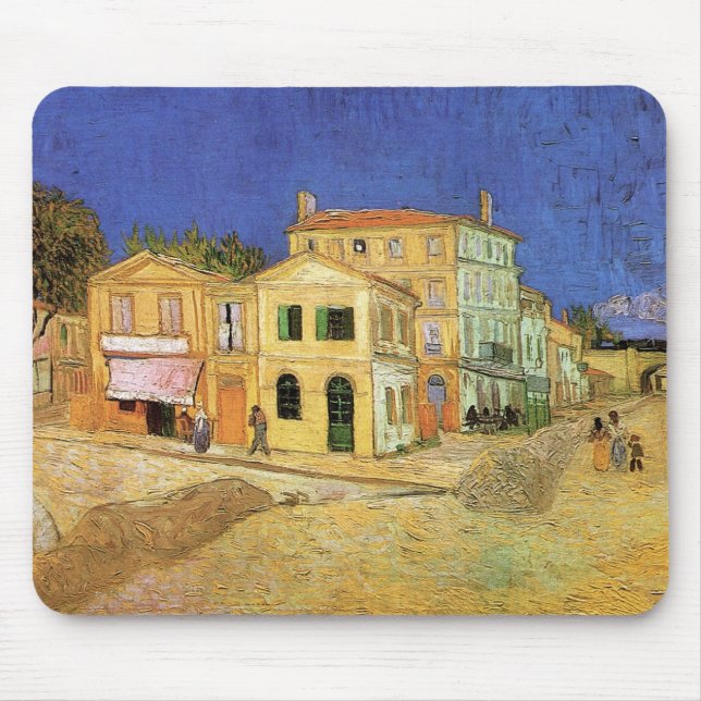 Vincent House i Arles av Vincent van Gogh Musmatta (Framsidan)