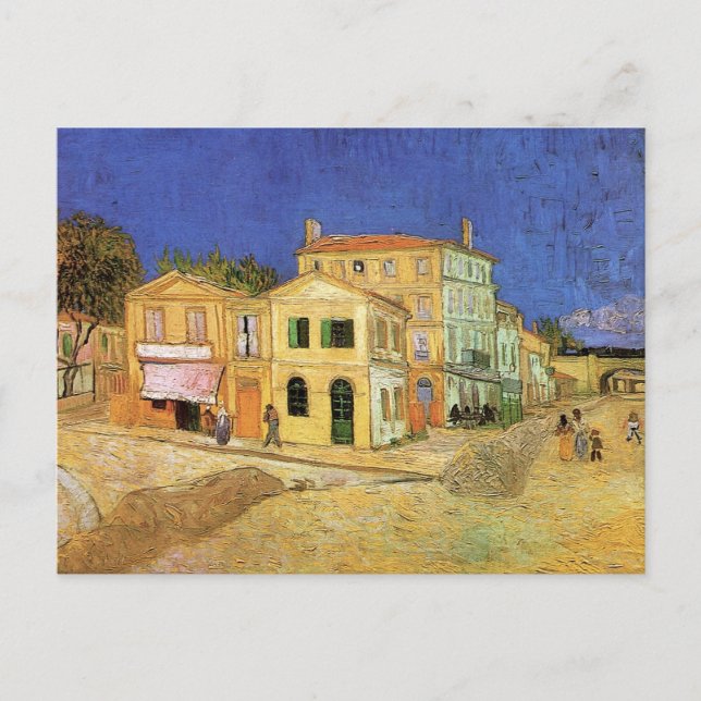 Vincent House i Arles av Vincent van Gogh Vykort (Framsida)