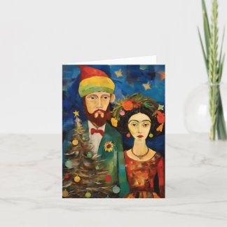 Vincent och Frida Julhälsningskort Helgkort