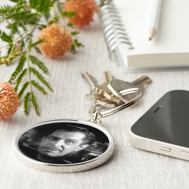 Vincent prisa stora Keychain (2,125) Rund Silverfärgad Nyckelring (Sidan)