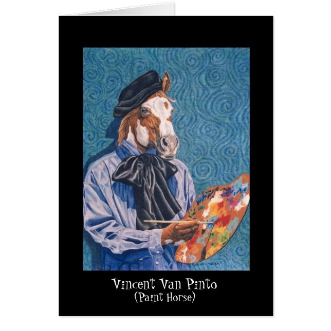 Vincent Skåpbil Pinto Hälsningskort (Framsidan)