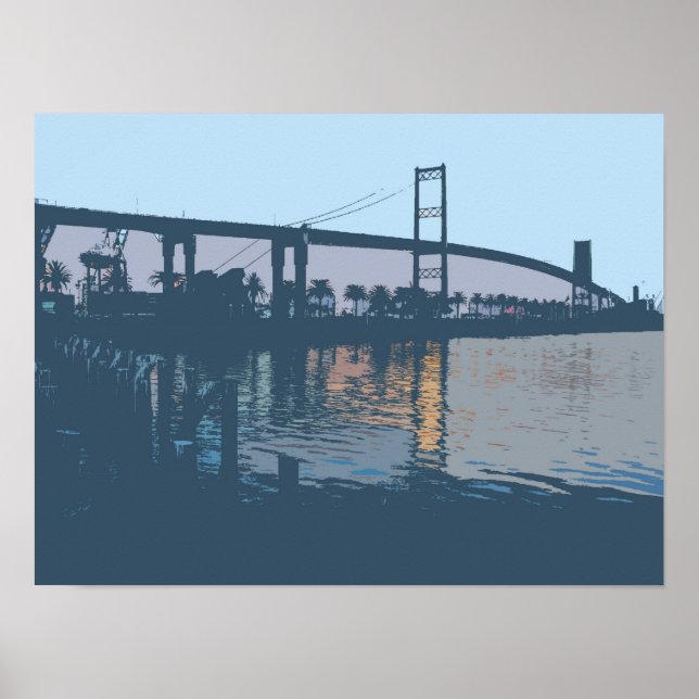 Vincent Thomas Bridge Poster (Framsidan)