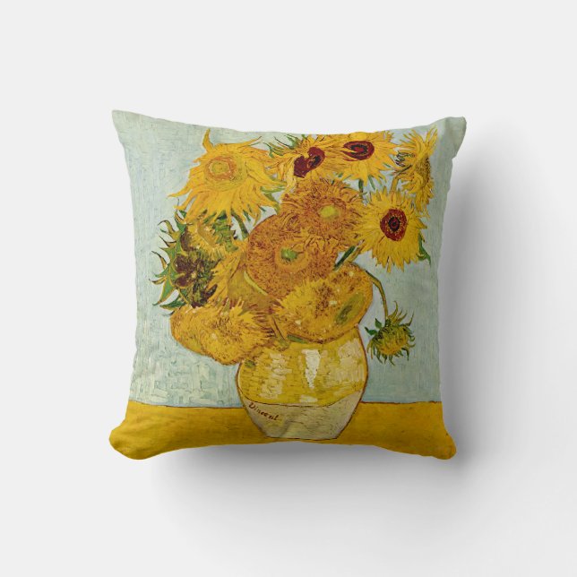 Vincent Van Gogh 12 Solrosor Impressionistisk Kudde (Framsida)