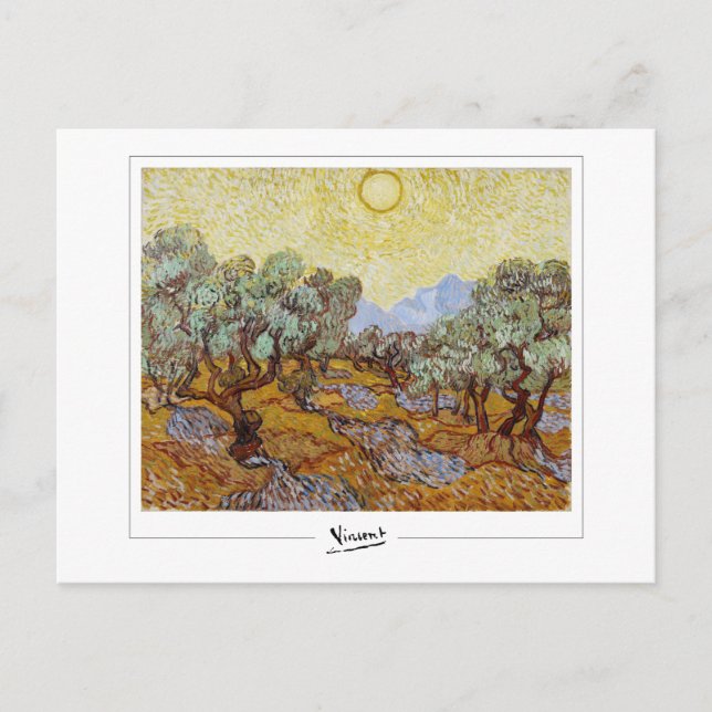 Vincent Van Gogh #13 - Finkonst Vykort (Framsida)