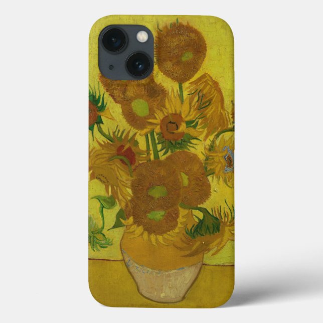 Vincent Van Gogh 15 solrosor målning (Baksida)