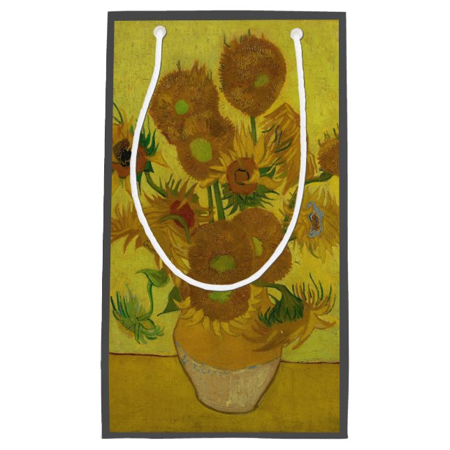 Vincent Van Gogh 15 solrosor målning (Framsidan)