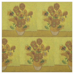 Vincent Van Gogh 15 solrosor målning Tyg