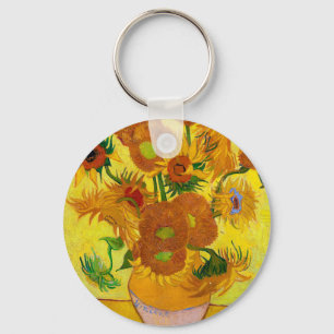 Vincent Van Gogh-15 Sunblommor i Vas Nyckelring