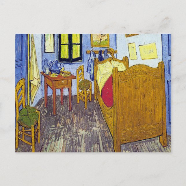 Vincent van Gogh 1888 Bedroom at Arles Vykort (Framsida)