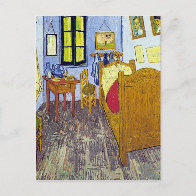 Vincent van Gogh 1888 Bedroom at Arles Vykort (Framsida)