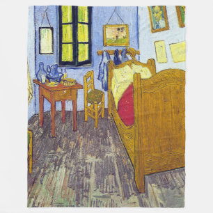 Vincent Van Gogh 1888 sovrummet på Arles Fleecefilt