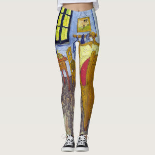Vincent Van Gogh 1888 sovrummet på Arles Leggings