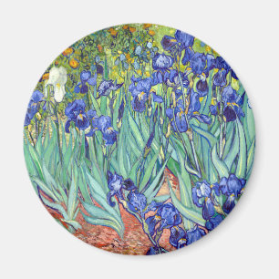 Vincent van Gogh 1889 Irises Magnet