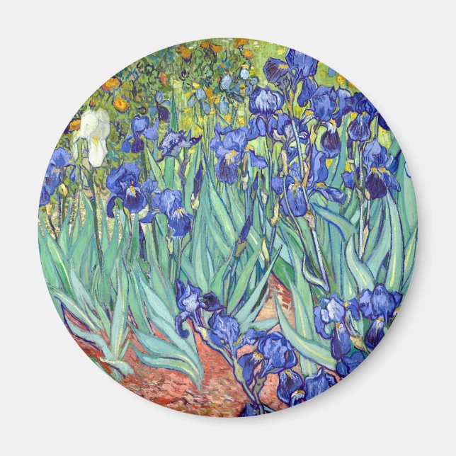 Vincent van Gogh 1889 Irises Magnet (Framsidan)