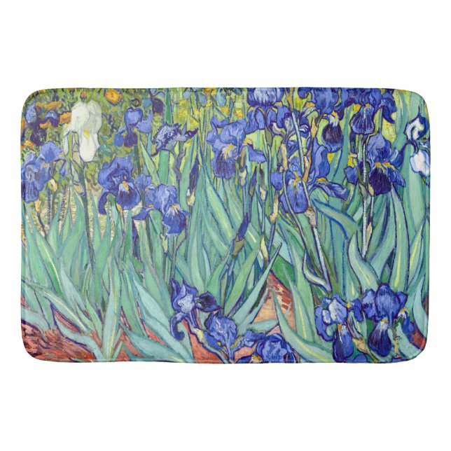Vincent Van Gogh 1898 Irises Badrumsmatta (Framsidan)