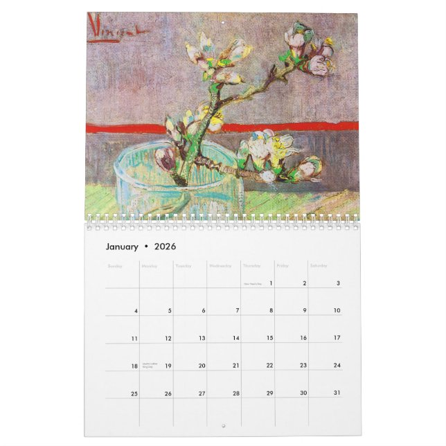 Vincent Van Gogh 2011 kalender (Jan 2026)