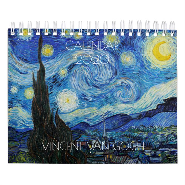 VINCENT VAN GOGH 2020 CALENDAR KALENDER (Omslag)