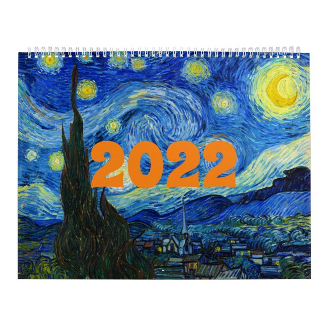 Vincent Van Gogh 2022 Kalender (Omslag)