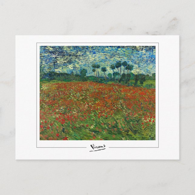 Vincent Van Gogh #25 - Fin konst Vykort (Framsida)