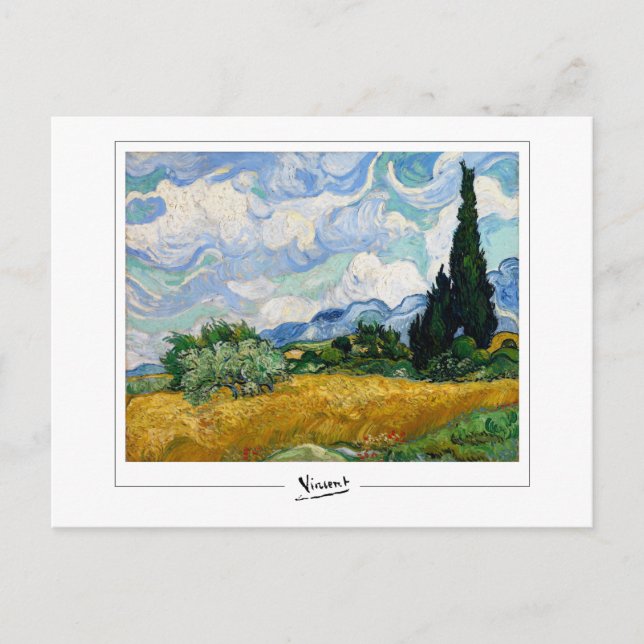 Vincent Van Gogh #6 - Finkonst Vykort (Framsida)