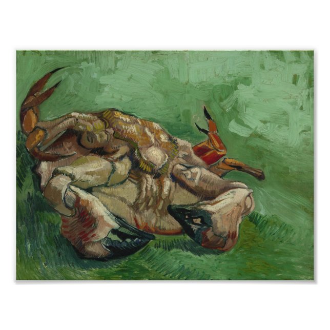 Vincent van Gogh - A Crab på baksidan Fototryck (Framsidan)