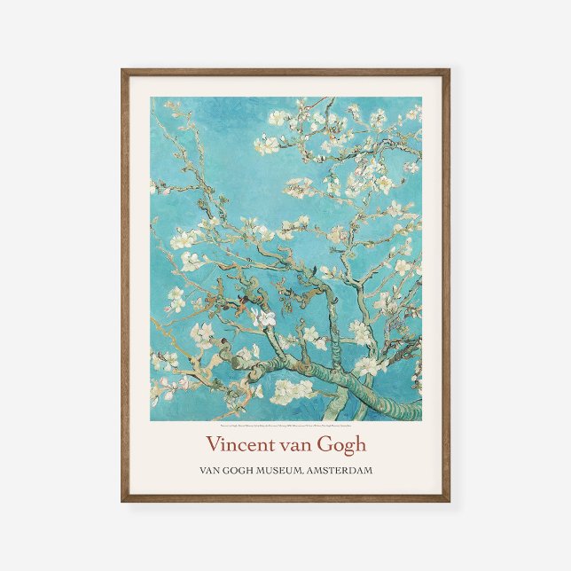 Vincent Van Gogh Almond Blommar 1890 Art Exhibit Poster (Skapare uppladdad)