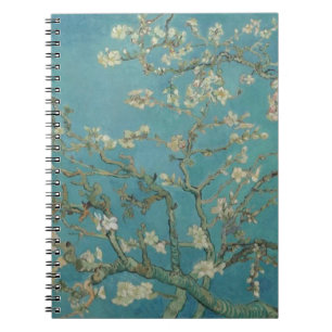 Vincent van Gogh - Almond Blommar 1890 Tableclot Anteckningsbok