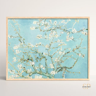 Vincent Van Gogh Almond Blommar Art Print Vintage Poster