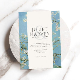 Vincent Van Gogh Almond Blommar Blommigt Bröllop Inbjudningar