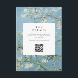 Vincent Van Gogh Almond Blommar Blommigt Bröllop Tilläggskort<br><div class="desc">Skapa ett eget personlig bröllop-djurutrymme med Vincent Van Gogh Almond Blommar-målning.</div>