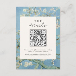 Vincent Van Gogh Almond Blommar Blommigt Bröllop Tilläggskort