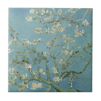 Vincent Van Gogh Almond Blommar Blommigt Painting Kakelplatta