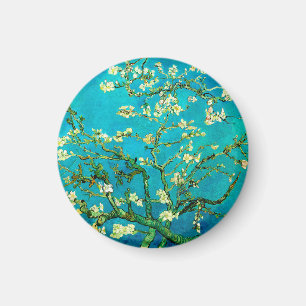Vincent Van Gogh Almond Blommar Fine Art Magnet