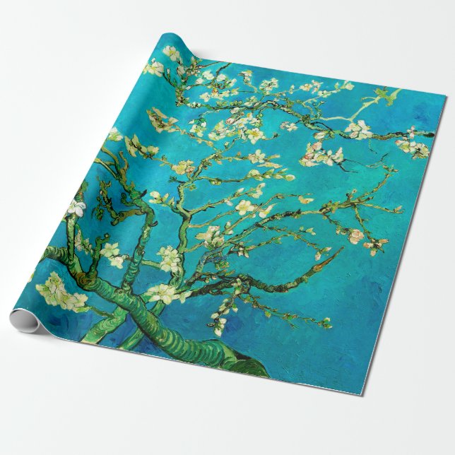 Vincent Van Gogh Almond Blommar Fine Art Presentpapper (Utrullad)