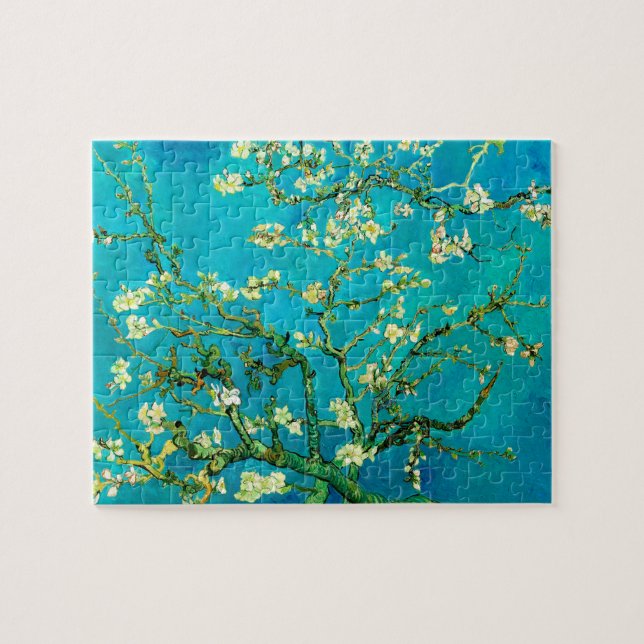 Vincent Van Gogh Almond Blommar Fine Art Pussel (Horisontell)