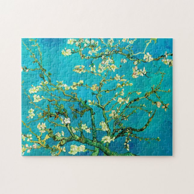 Vincent Van Gogh Almond Blommar Fine Art Pussel (Horisontell)