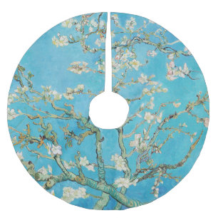 Vincent van Gogh - Almond Blommar Julgransmatta Borstad Polyester