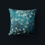 Vincent Van Gogh Almond Blommar Mörk  Teal Kudde<br><div class="desc">"Soft Elegance for Your Soffa" Dekorera ditt vardagsrum eller sovrum med en dekorativ kudde inomhus med Almond-Blommar. I djupa teal ger det struktur och tidlös charm. Almond blommar dekorativ kudde, Van Gogh couch cushion, konstinspirerad inomhusdécor, blommigt teal-kudde, mörk teal elegant soffa-kudde, bra konsthudde Vincent Van Gogh, Van Gogh, Almond Blommars,...</div>