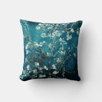 Vincent Van Gogh Almond Blommar Mörk  Teal