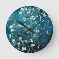 Vincent Van Gogh Almond Blommar Mörk  Teal