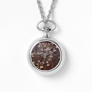 Vincent Van Gogh Almond Blommar Mörk  Watch Armbandsur