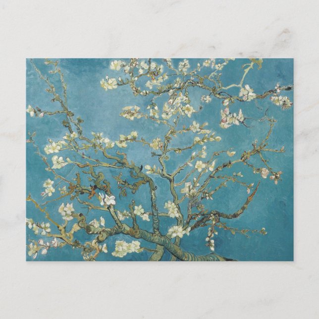 Vincent van Gogh Almond Blommar Painting Postcard Vykort (Framsida)