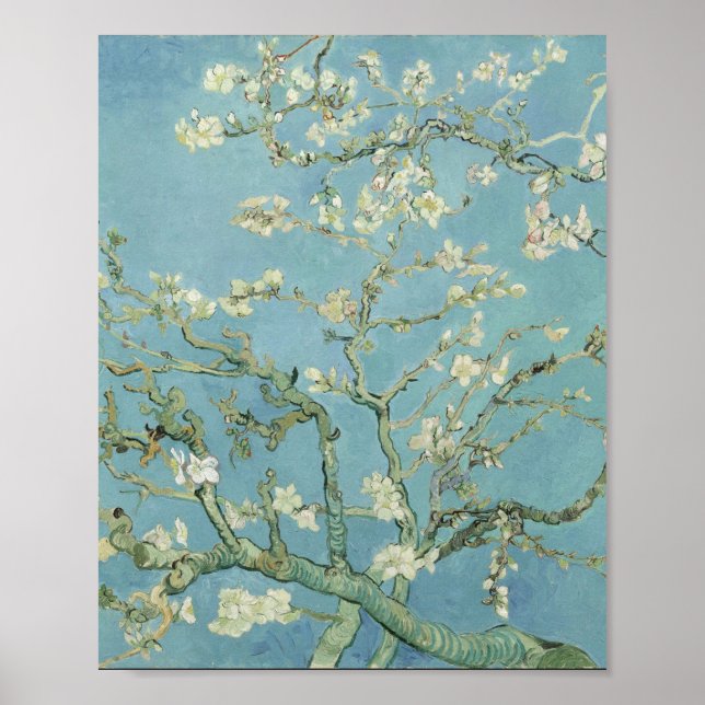 Vincent van Gogh - Almond blommar Poster (Framsidan)
